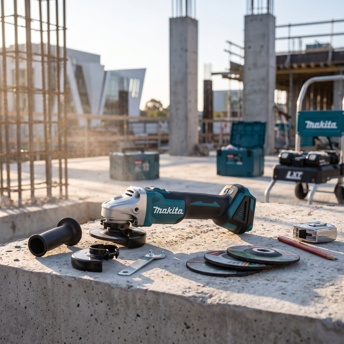 Makita DGA404 18V Cordless Brushless Angle Grinder – Bare Tool