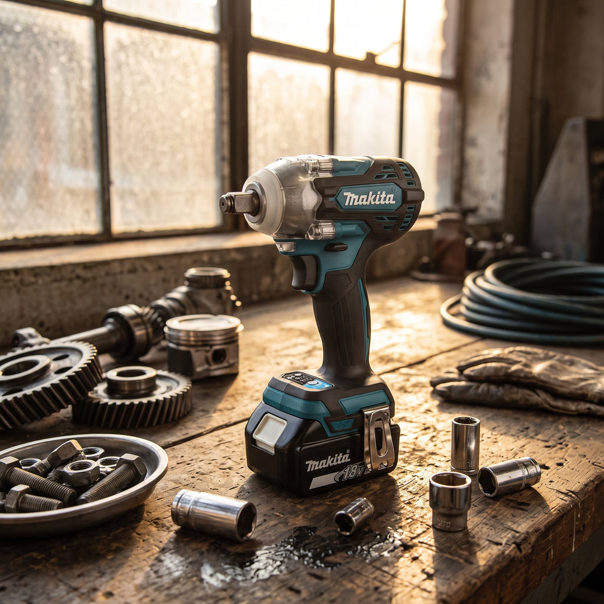 Makita DTW300 18V Brushless Impact Wrench | 330N·m 1/2" Heavy Duty Cordless Tool (Bare Tool)