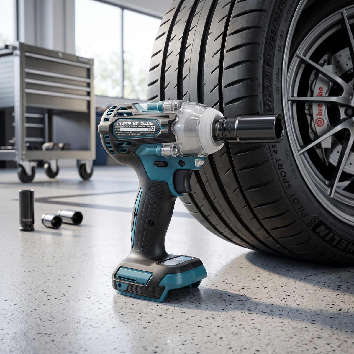 Makita DTW300 18V Brushless Impact Wrench | 330N·m 1/2" Heavy Duty Cordless Tool (Bare Tool)