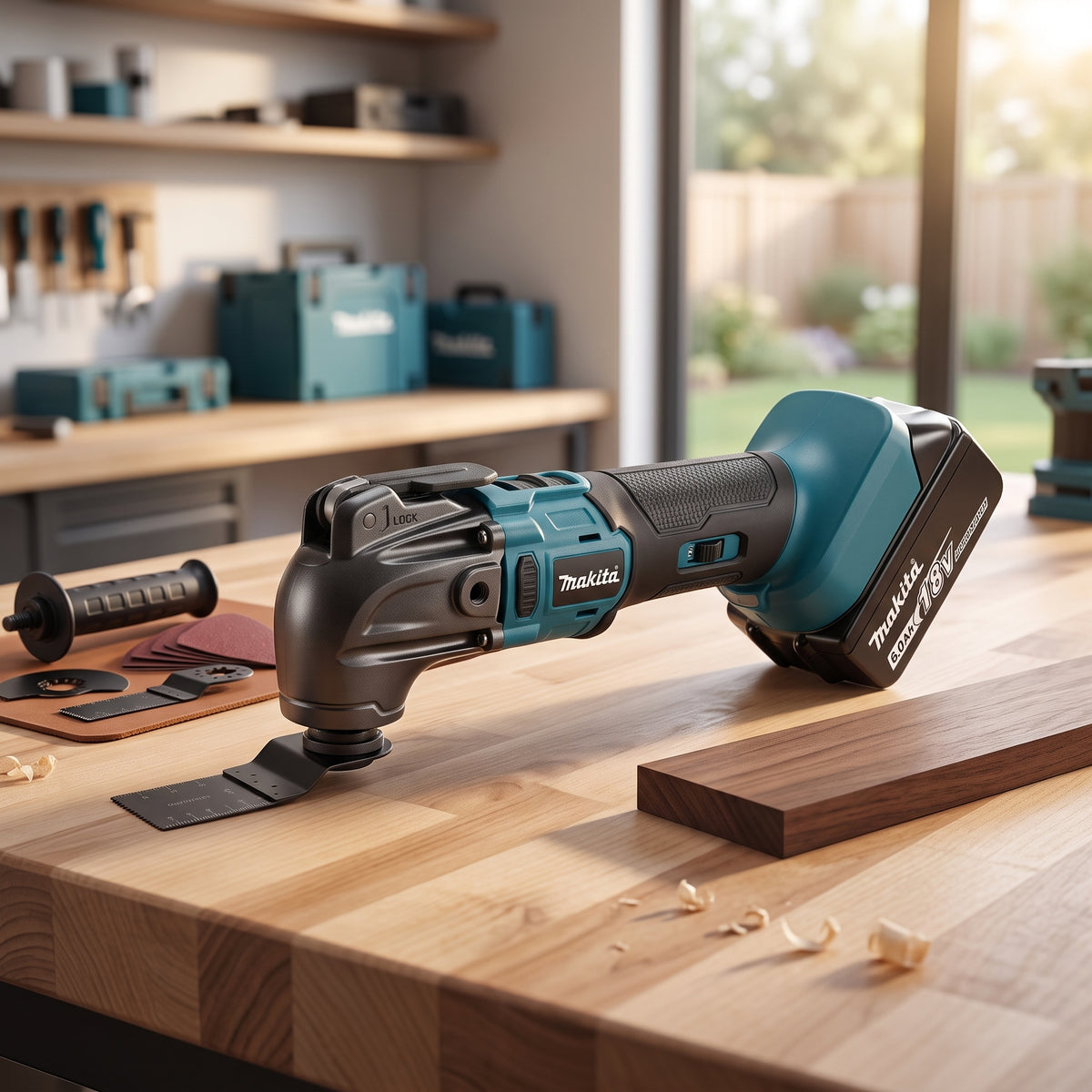 Makita DTM51 18V Cordless Oscillating Multi-Tool | 6-Speed Quick-Release Tool (Bare Tool)