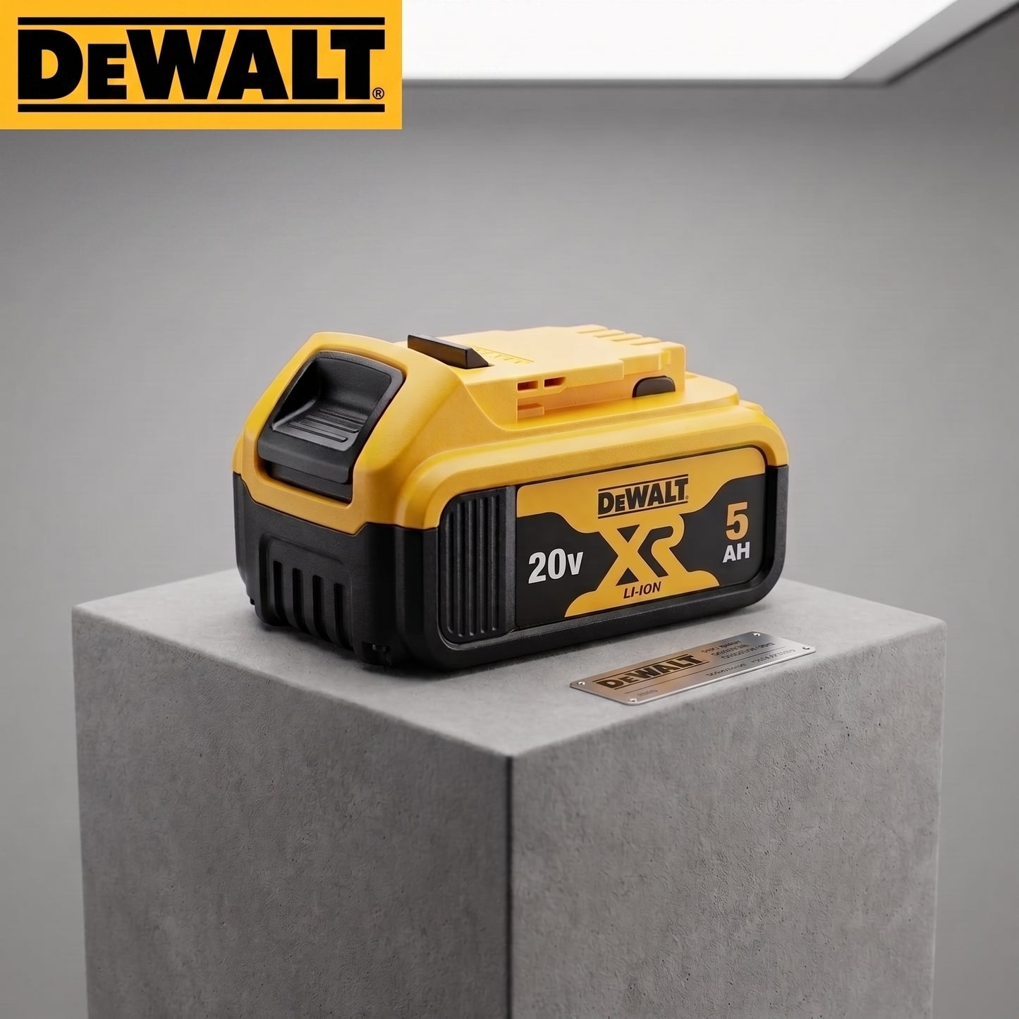 DeWalt 20V MAX* XR 5.0Ah Lithium-Ion Battery (DCB205) – High Capacity Power