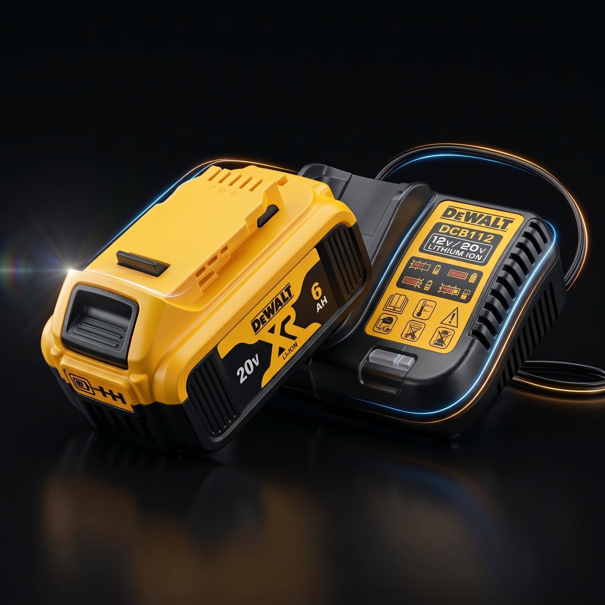 DeWalt 20V MAX 6.0Ah Battery & Fast Charger Kit
