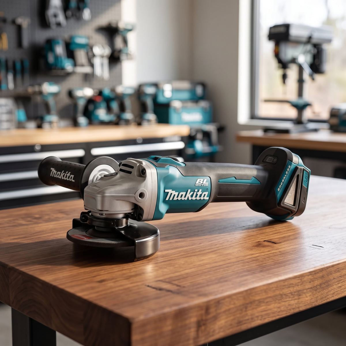 Makita 18V Cordless Angle Grinder & Cutting Machine | 680W Heavy Duty Tool with 6.0Ah Battery