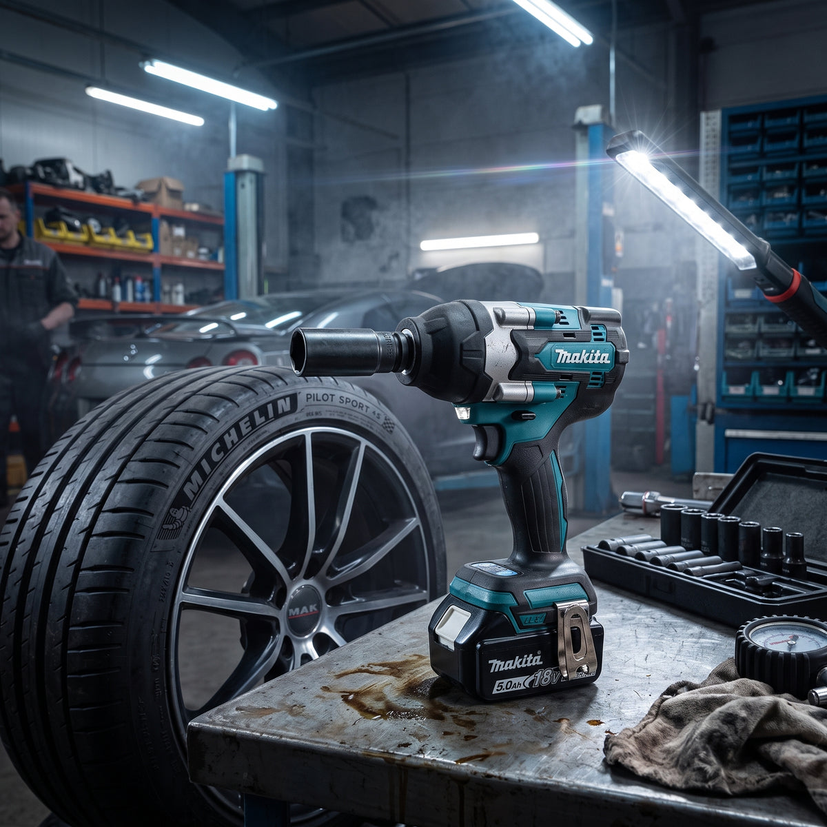 Makita DTW700 18V Brushless Impact Wrench | 700N·m Heavy Duty 1/2" Cordless Tool (Bare Tool)