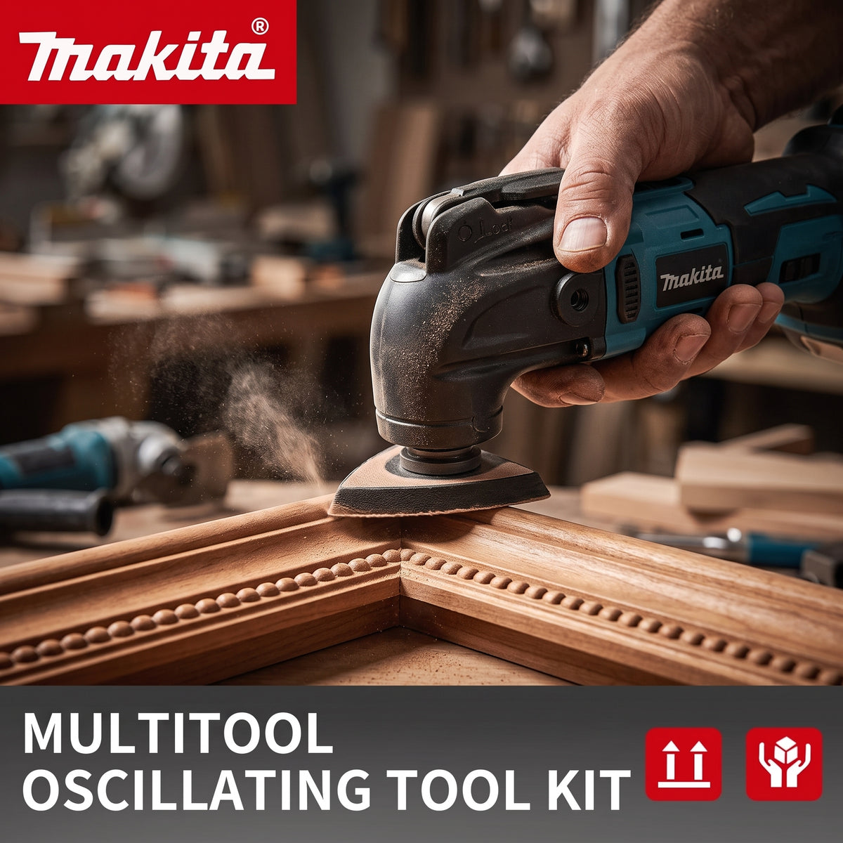 Makita DTM51 18V Cordless Oscillating Multi-Tool | 6-Speed Quick-Release Tool (Bare Tool)