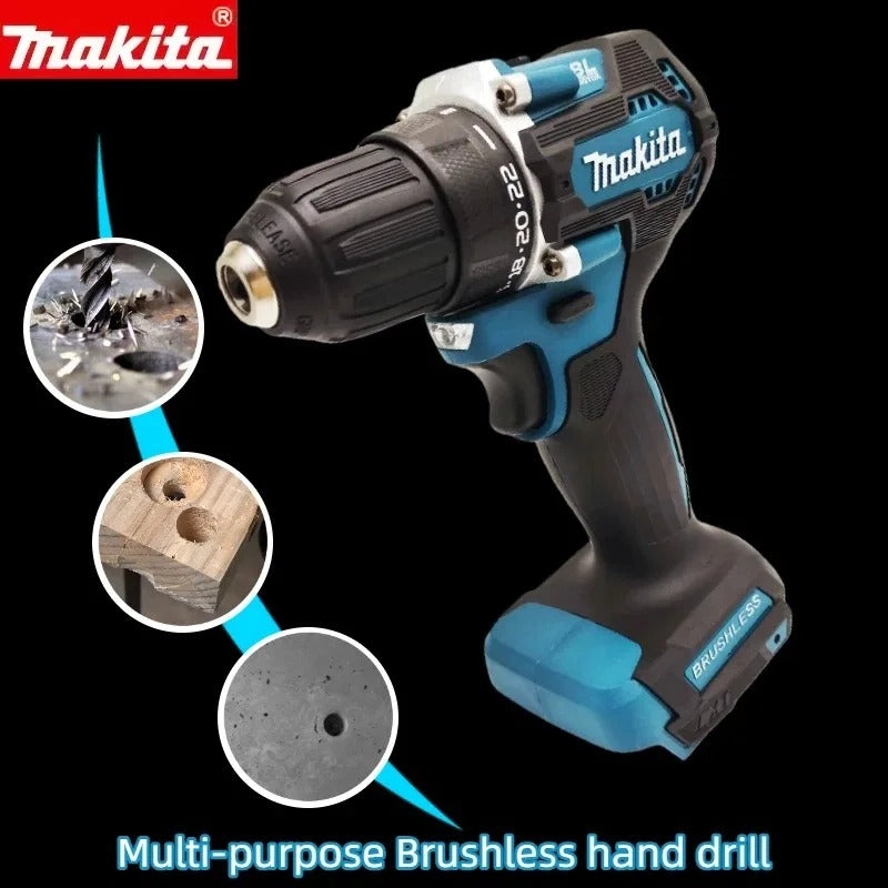 Makita DDF487 18V Cordless Drill Driver | Compact Brushless Motor with 10mm Chuck (Bare Tool)