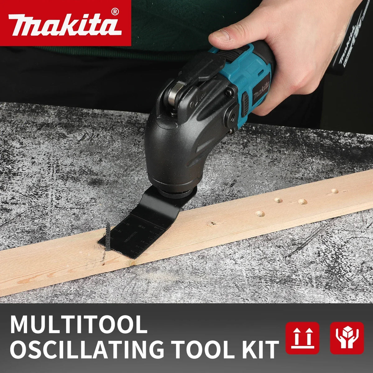 Makita DTM51 18V Cordless Oscillating Multi-Tool | 6-Speed Quick-Release Tool (Bare Tool)