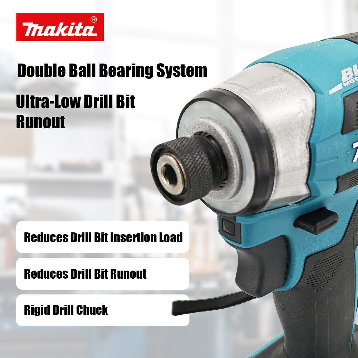Makita DTD173 18V Brushless Impact Driver | 180Nm High Torque Cordless Tool (Bare Tool)