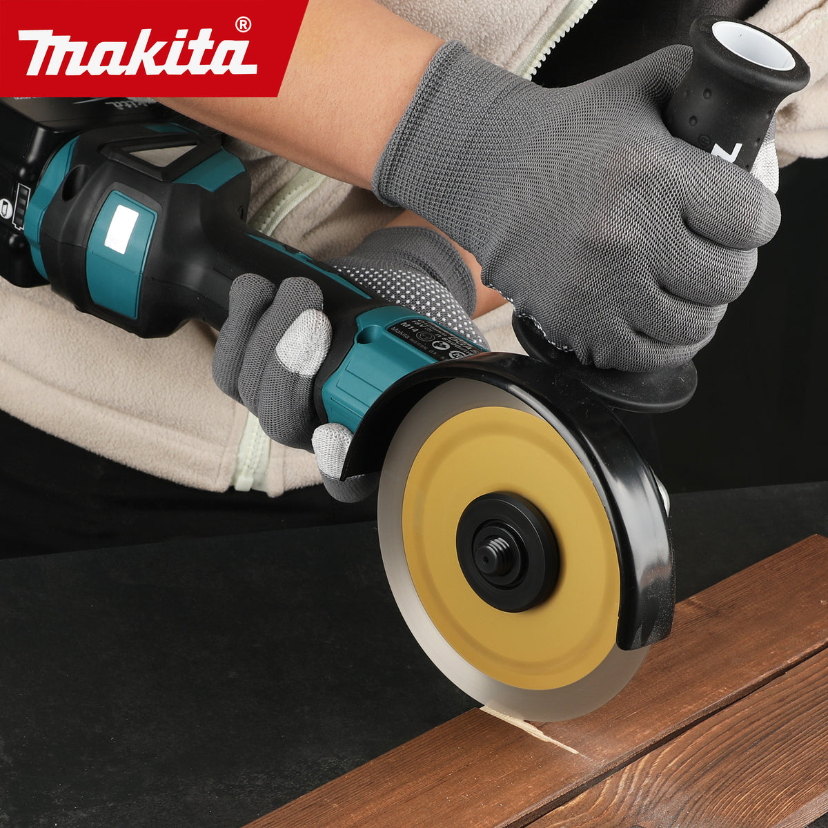 Makita 18V Cordless Angle Grinder & Cutting Machine | 680W Heavy Duty Tool with 6.0Ah Battery