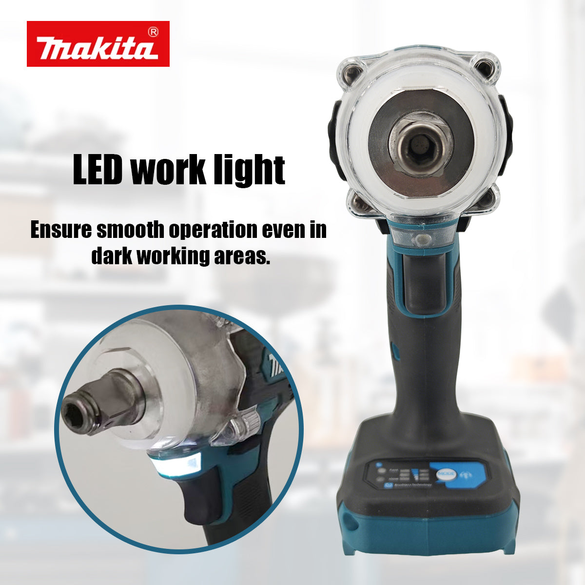 Makita DTW300 18V Brushless Impact Wrench | 330N·m 1/2" Heavy Duty Cordless Tool (Bare Tool)